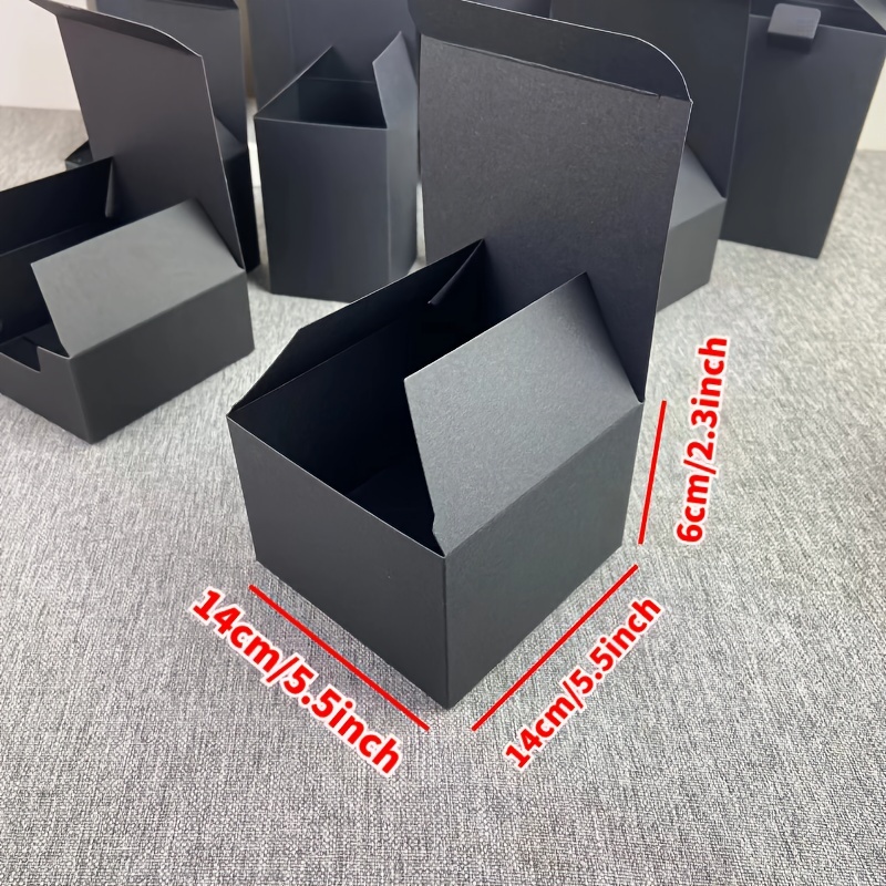 20 Matte Black Gift Boxes for Jewelry Packaging